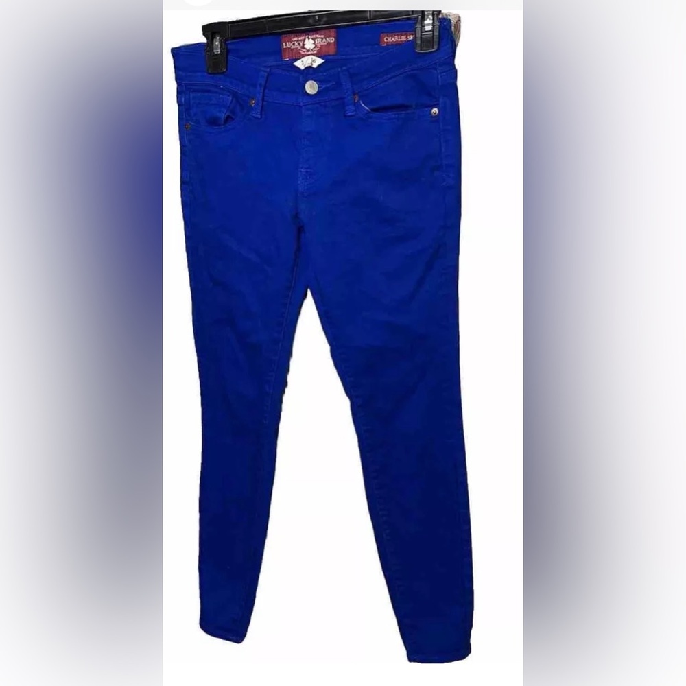 Lucky Brand Jeans Womens 2/29 Charlie Skinny  Stretch Denim Pants Blue
